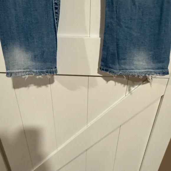 Miss Me Blue Boot Cut Jeans Distressed Style - Picture 7 of 8